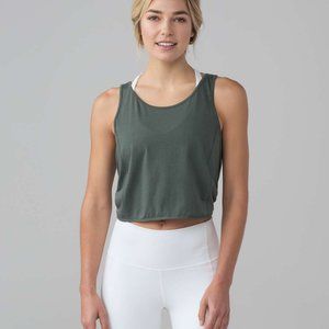 Lululemon Its A Tie Tank Dark Forest